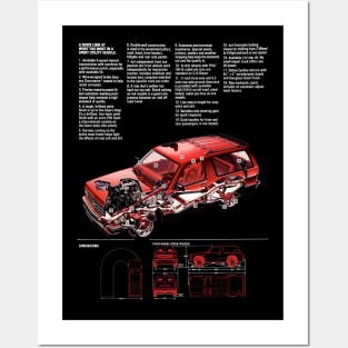 4x4 BLAZER - brochure cutaway Posters and Art